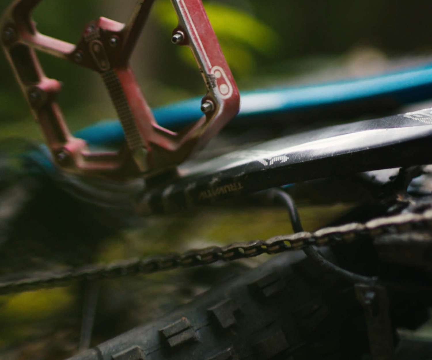 Mountainbiken mitten im Wald
