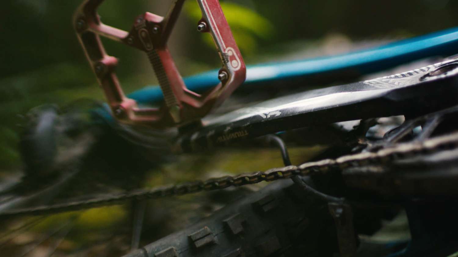 Mountainbiken mitten im Wald