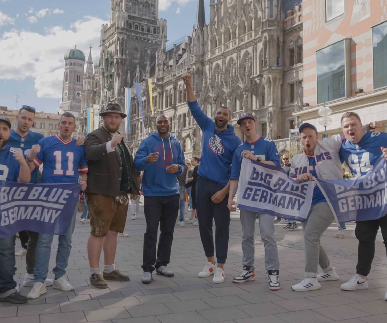 NFL-Legenden in München – Brandon London und Amani Toomer beim Draft Pick